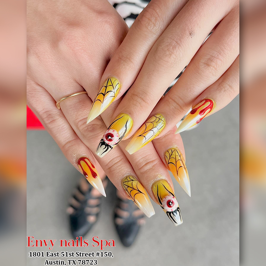 Envy Nails Spa nail work in Austin, Texas